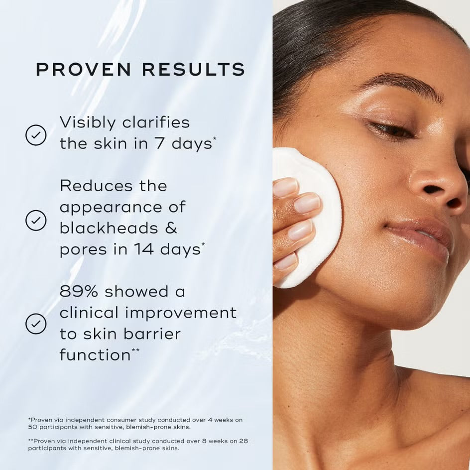 Press & clear Toner